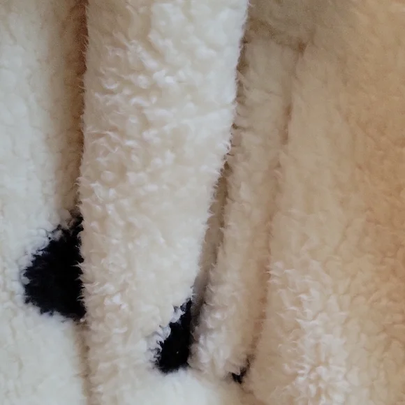 White and Black Polka Dot Pajama/Lounge Set Plush Intimates NWOT - Picture 4 of 8